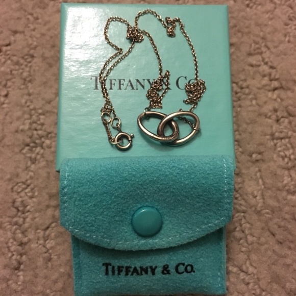 Tiffany & Co. stainless silver necklace loop lock.